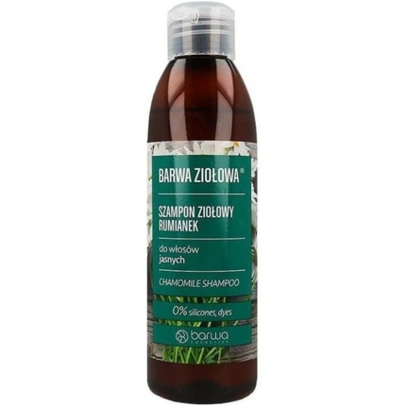 Barwa Herbal Chamomile Shampoo for Light Hair 0% Silicones and Dyes 250ml