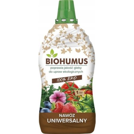 Biohumus Eco-Fertilizer for Flowers and Plants - 1L