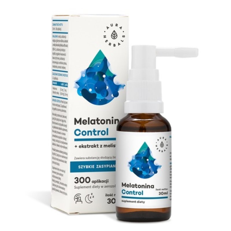Aura Herbals Melatonin Control Melissa Dietary Supplement Spray 30ml
