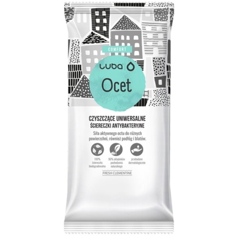 Luba Universal Antibacterial Wipes With Vinegar - 24 Pieces