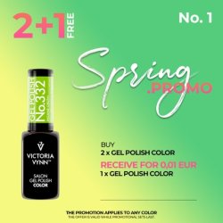 Victoria Vynn Gel Polish 8ml Hybrid UV/LED Varnish Soak Off Spring Promo - Buy 2 Get 1 Free