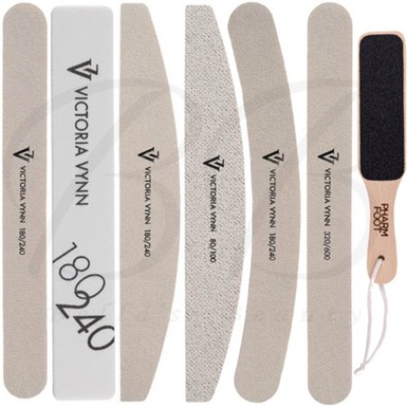 VICTORIA VYNN Nail File UV Led Gel Polish Hybrid Manicure Acrylics 80 100 180