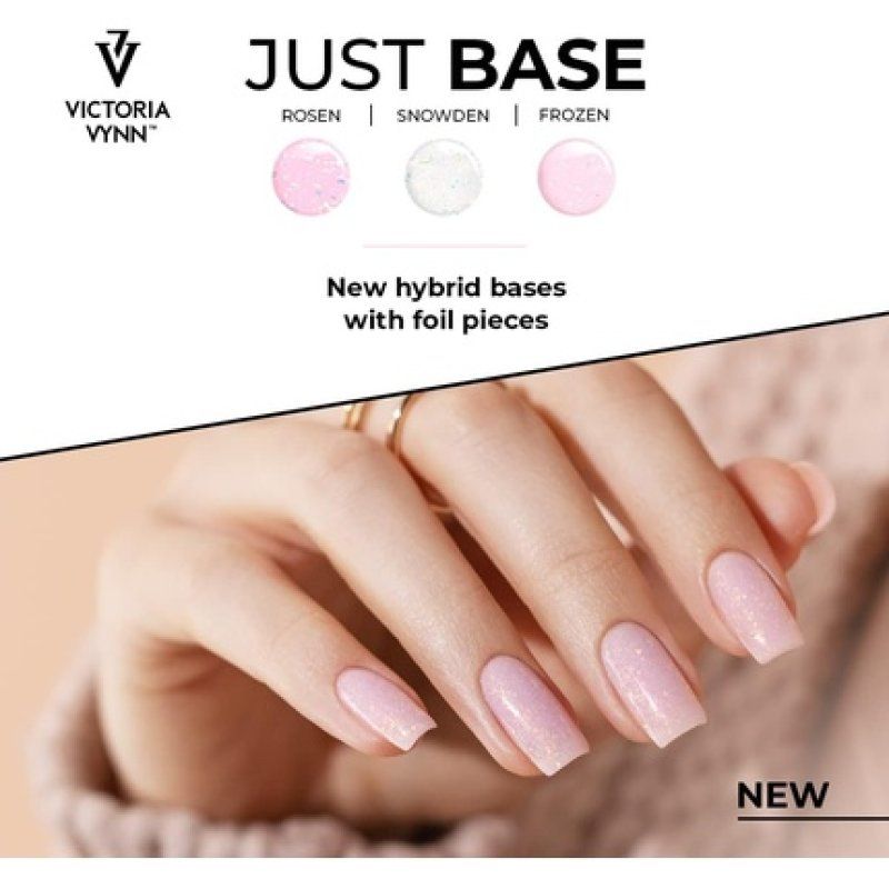 Victoria Vynn JUST BASE FROSEN Hard & Long Nails UV Led Hybrid Gel Polish 8ml Pink