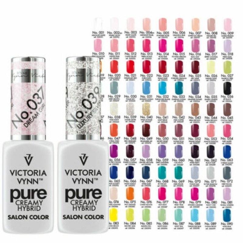 Victoria Vynn PURE Creamy Hybrid Nail Gel Polish Salon Color Hybrid UV Promo
