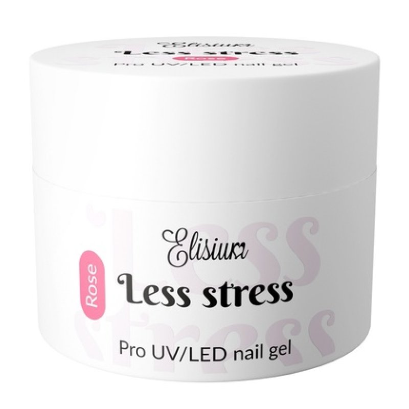 Elisium Less Stress Builder Gel - Rose 40ml