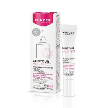 Mincer Pharma Contour Architect Cream - Eye And Eyelid Reconstructor For Mature And Sagging Skin, 15ml