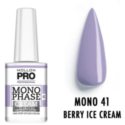 Mollon Pro Mol Monophase 41 - Berry Ice Cream Uv/Led Nail Polish, 10ml