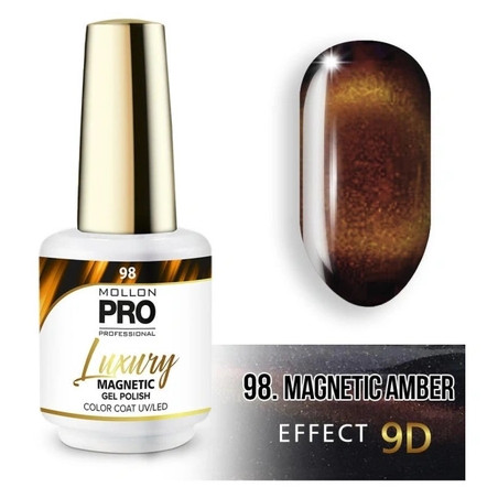 Mollon Pro Mol Luxury 98 Magnetic 9d Nail Polish - 8ml