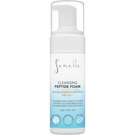 Senelle Facial Cleansing Foam with Anti-Wrinkle Peptide Complex and Vitamin E Panthenol Moisturising Nourishing Facial