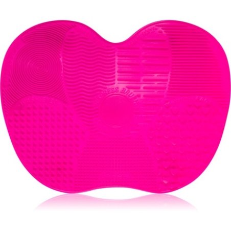 Silicone Brush Cleaning Mat - Large Pink