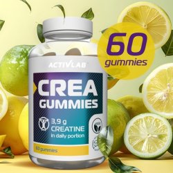 Activlab Crea Gummies Creatine Monohydrate 60 Gels Lemon-Lime