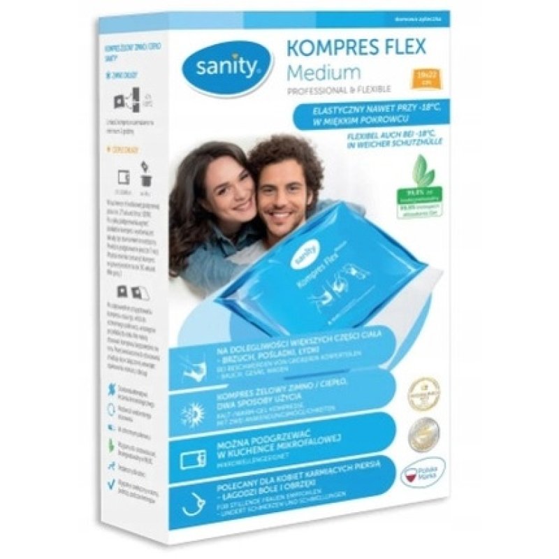 Flex Sanity Compress 19x22 cm - Effective Pain Relief