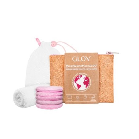 Lesswastemoreglov Moon Pads Makeup Remover Wipes Set With Luxury Face Towel And Cosmetic Bag