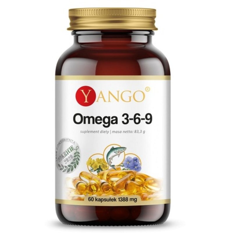 Yango Omega 3-6-9 Dietary Supplement 60 Capsules