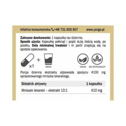 YANGO Common Dandelion Taraxacum Officinale 90 Capsules Extract 10:1