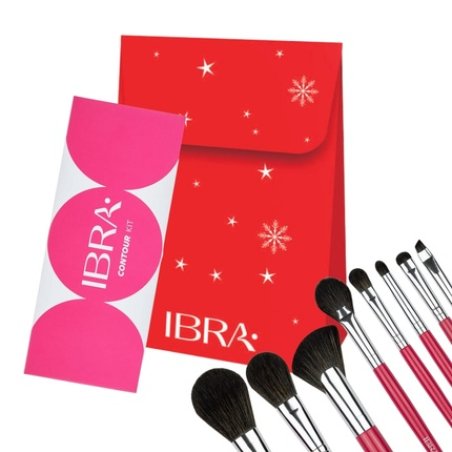 Ibraset Makeup Brushes 8pcs Contouring Palette