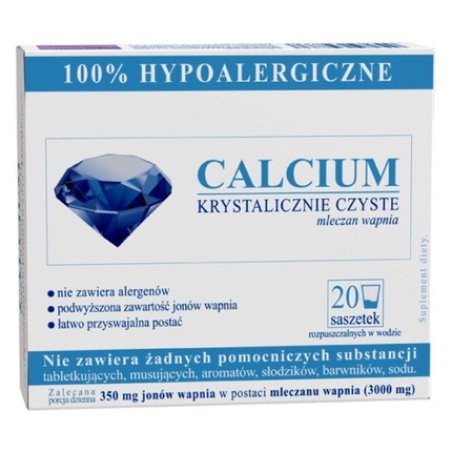 Calcium Crystal Clean 20 Sachets - Pack of 2