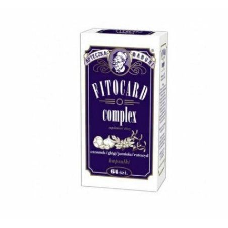 Fitocard Complex 64 Capsules Blood Pressure Heart Circulation Cholesterol