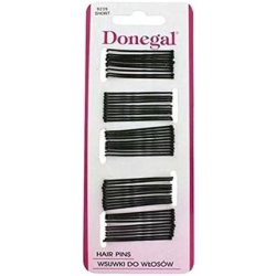 Donegal Small Black Hair Clips 50 x 4.3cm