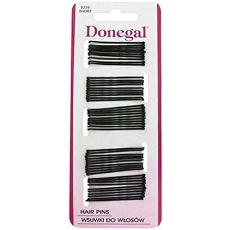 Donegal Small Black Hair Clips 50 x 4.3cm