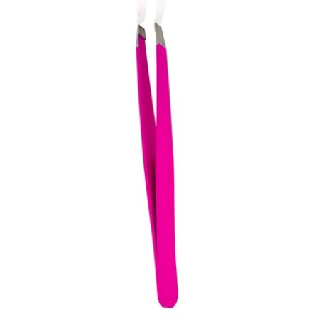 Donegal Slanted Tweezers Neon Show 4108 - Perfect For Precise Grooming