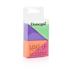 Donegal Colorful Makeup Sponge Triangular 4pcs 4305