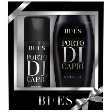 Bi-Es Porto Di Capri Deodorant And Shower Gel Set - 150ml Deodorant & 250ml Shower Gel