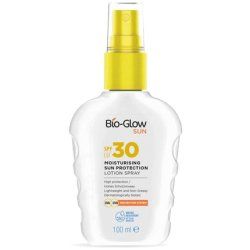 Bioglow Bioglow Sun Spray Spf30 Moisturizing Suncare Spray - 100ml, Water Resistant, Uva Uvb Protection