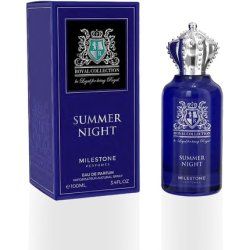 MILESTONE Perfumes Royal Collection Summer Night Unisex Long Lasting Fragrance Eau de Parfum 100ml