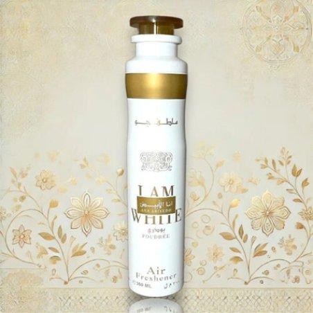 Lattafa Ana Abiyedh Poudree Room Spray 300ml Powdery-Sweet Fragrance