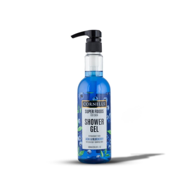 Cornells Acai & Blueberry Shower Gel - Super Foods For Skin