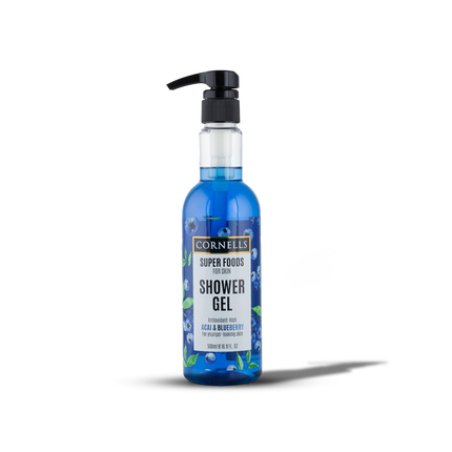 Cornells Acai & Blueberry Shower Gel - Super Foods For Skin