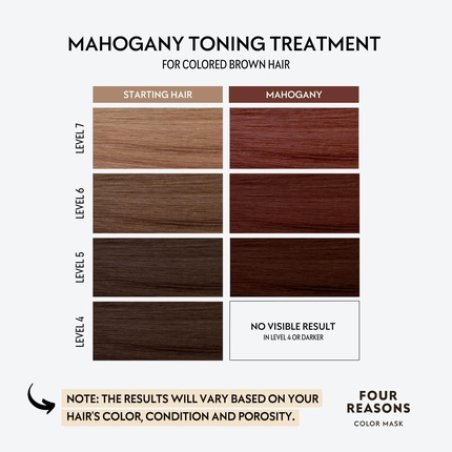 Four Reasons Color Mask Mahogany Toning Treatment Color Depositing Conditioner 6.76 fl oz