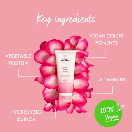 Four Reasons Color Mask Rose Pink Toning Treatment Color Depositing Conditioner 6.76 fl oz