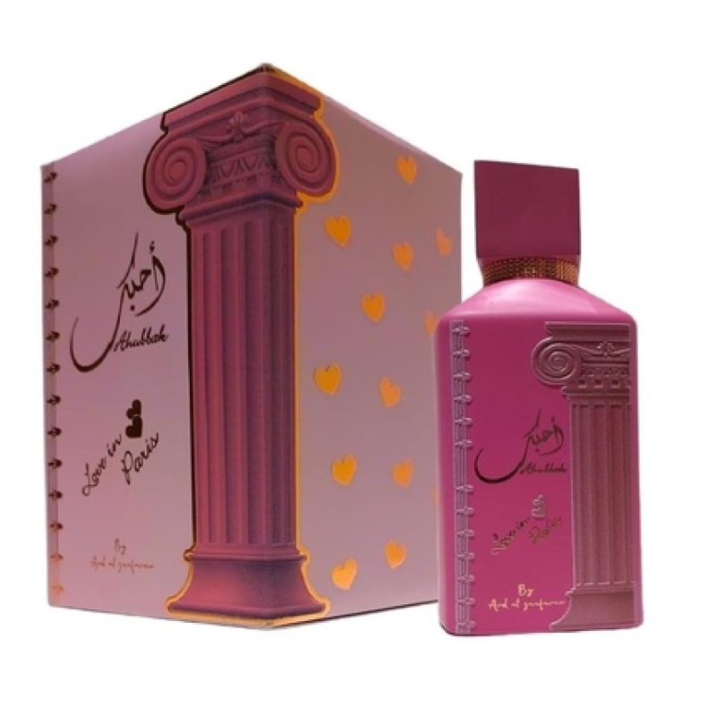 Ard Al Zaafaran Ahubbak Love In Paris Eau De Parfum Spray 3.4 Ounce Unisex