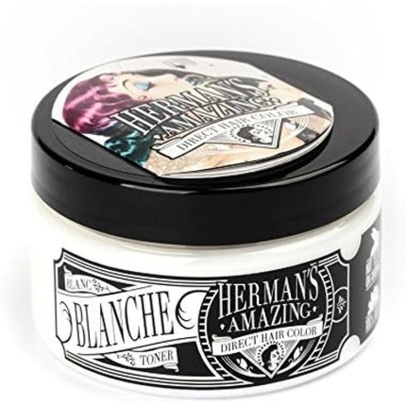 Hermans Amazing Semi-Permanent Hair Toner Blanc Blanche Bianco