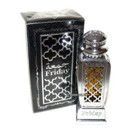 Friday Arabian Designer Therapeutic Essential Perfume Oil Fragrance for Men and Women - Alcohol Free Exquisite Glass