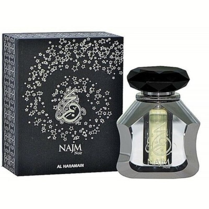 Najm Noir Perfume Oil 18ml by Al Haramain - Orange Blossom, Vetiver, Vanilla, Musk
