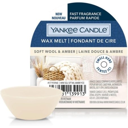 Yankee Candle Soft Wool & Amber Wax Melt