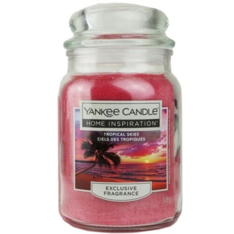 Yankee Candle Home Inspiration Tropical Skies Scented Candle in Glass 538g Housewarming