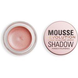 Makeup Revolution Mousse Shadow Creamy Colour for Cheeks and Eyes Whipped Lightweight Formula Cream to Powder Champagne