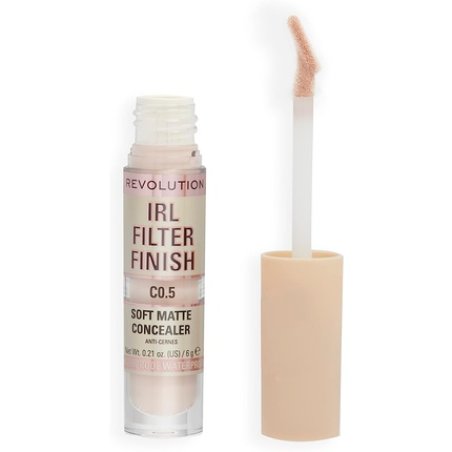 Makeup Revolution IRL Filter Finish Concealer Medium to Full Coverage C0.5 6g