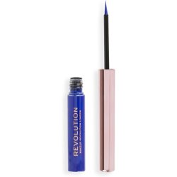 Makeup Revolution Super Flick Liquid Eyeliner Highly Pigmented Blue 2.4ml