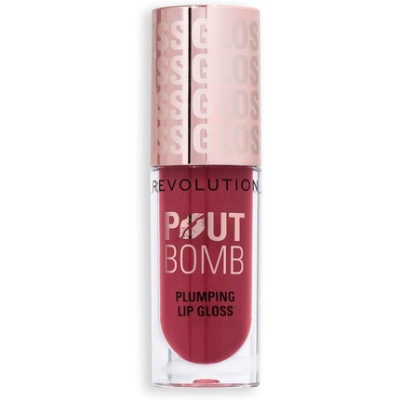 Revolution Beauty Pout Bomb Plumping Lip Gloss High-Shine for Glossy Fuller