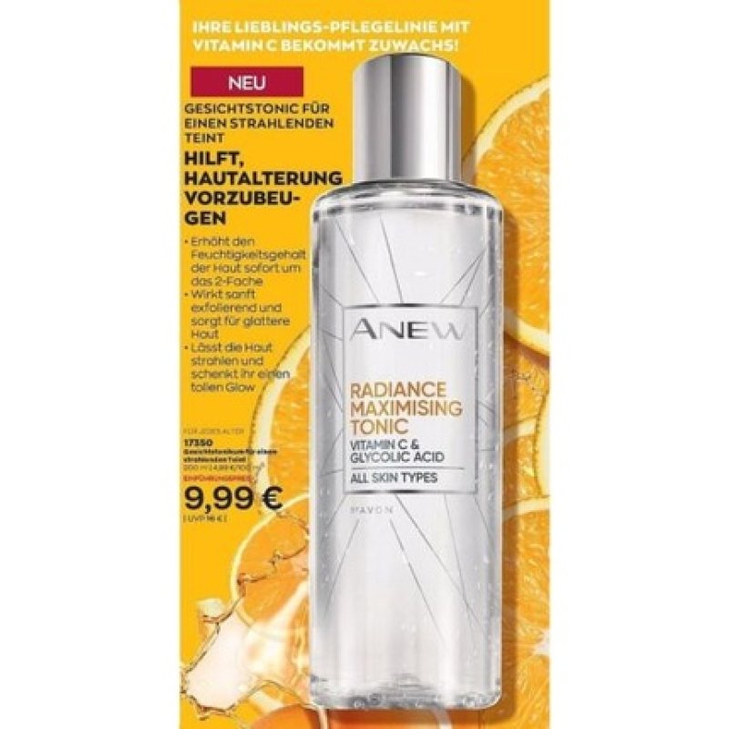 Avon Anew Vitamin C Face Tonic for Radiant Skin