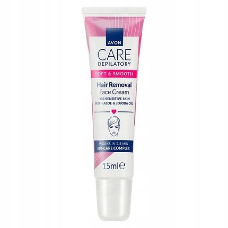 Avon Care Soft & Smooth Facial Hair Removal Cream in 2.5 Minutes 15ml