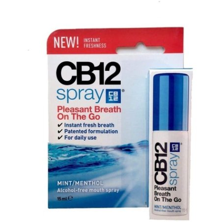 CB12 Alcohol-Free Mint Mouth Spray 15ml