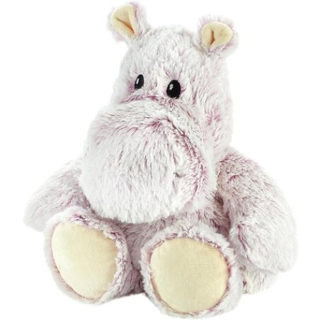 Warmies Plush Marshmallow Hippo Microwavable Weighted Teddy with French Lavender
