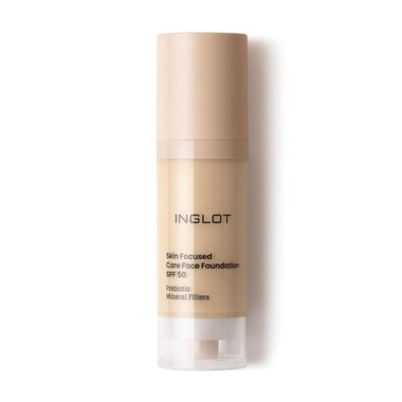 Inglot Skin Focused Care Face Foundation Spf 50 301 Light Olive