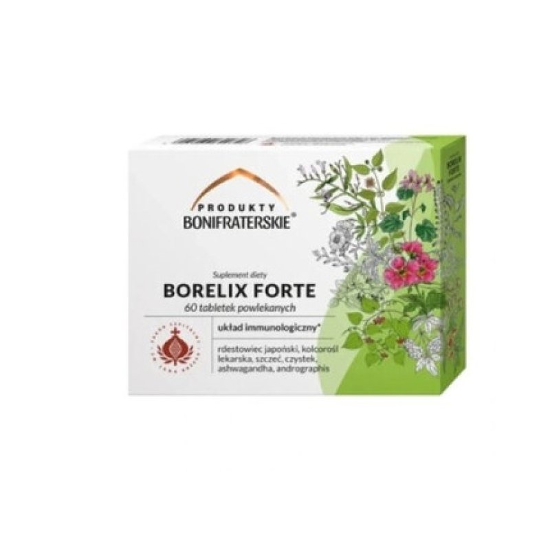 Borelix Forte 60 Tablets Immune System Vilcacora Ginseng Vitamin B Detox